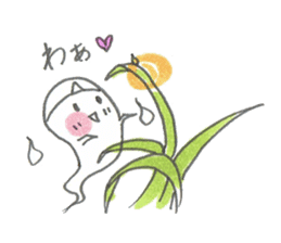 cute ghost tamachan sticker #6732726