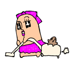 Miss Haniwako and Hanio sticker #6732954