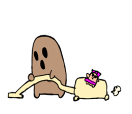 Miss Haniwako and Hanio sticker #6732955