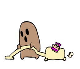 Miss Haniwako and Hanio sticker #6732955