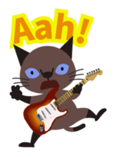 Rock'n'Cat 3 (English version) sticker #6733009
