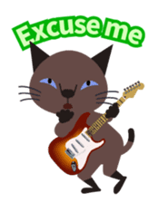 Rock'n'Cat 3 (English version) sticker #6733011