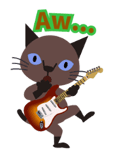 Rock'n'Cat 3 (English version) sticker #6733013