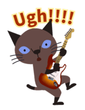 Rock'n'Cat 3 (English version) sticker #6733016