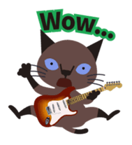 Rock'n'Cat 3 (English version) sticker #6733018