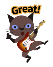 Rock'n'Cat 3 (English version) sticker #6733020