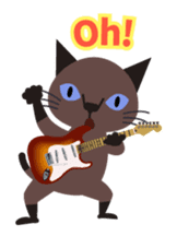 Rock'n'Cat 3 (English version) sticker #6733021