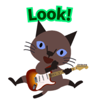 Rock'n'Cat 3 (English version) sticker #6733023