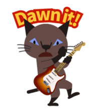 Rock'n'Cat 3 (English version) sticker #6733025
