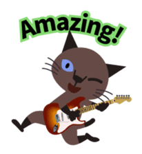 Rock'n'Cat 3 (English version) sticker #6733026