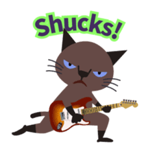 Rock'n'Cat 3 (English version) sticker #6733027