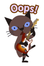 Rock'n'Cat 3 (English version) sticker #6733028