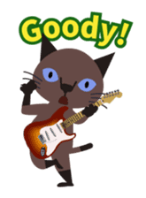 Rock'n'Cat 3 (English version) sticker #6733029