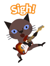 Rock'n'Cat 3 (English version) sticker #6733030