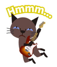 Rock'n'Cat 3 (English version) sticker #6733035