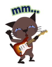 Rock'n'Cat 3 (English version) sticker #6733036