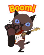 Rock'n'Cat 3 (English version) sticker #6733038