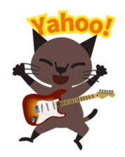 Rock'n'Cat 3 (English version) sticker #6733039