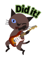 Rock'n'Cat 3 (English version) sticker #6733043