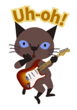 Rock'n'Cat 3 (English version) sticker #6733044