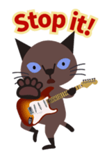 Rock'n'Cat 3 (English version) sticker #6733045