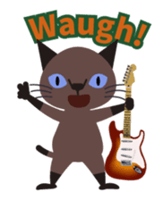 Rock'n'Cat 3 (English version) sticker #6733046