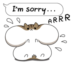 Hamster's Message Sticker English sticker #6733451