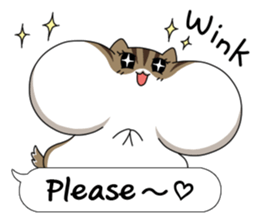 Hamster's Message Sticker English sticker #6733452