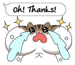 Hamster's Message Sticker English sticker #6733461