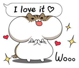 Hamster's Message Sticker English sticker #6733467