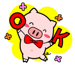 Positive Pig sticker #6734290