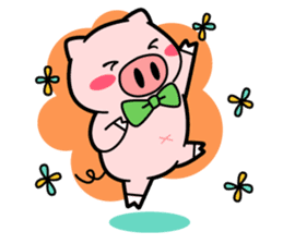 Positive Pig sticker #6734301