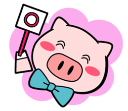 Positive Pig sticker #6734308