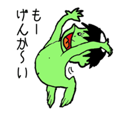 Bug&Cute GreenDevil KAWATAROchan sticker #6734404