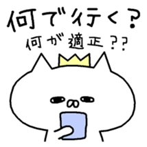 It is a cat lover game. sticker #6735130