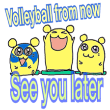 To cheer volleyball!! sticker #6735327