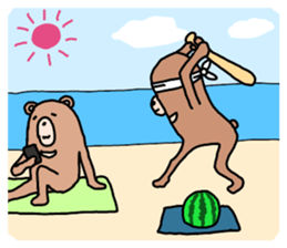 enjoy bear sticker #6735448