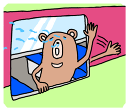 enjoy bear sticker #6735486