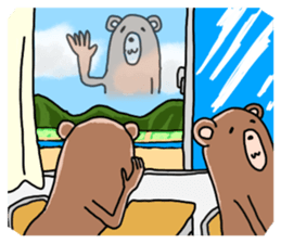 enjoy bear sticker #6735487