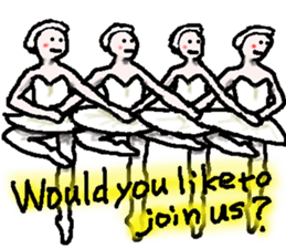 Why ballet? sticker #6735541