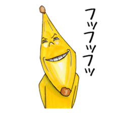 Is turned-up; BANAaGO of the banana sticker #6735785