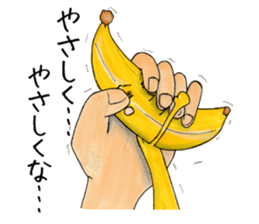 Is turned-up; BANAaGO of the banana sticker #6735792