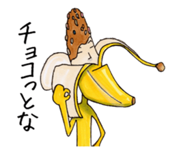 Is turned-up; BANAaGO of the banana sticker #6735795
