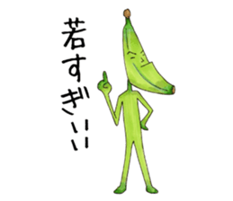 Is turned-up; BANAaGO of the banana sticker #6735802