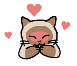 Kitten of Siam "Myasuke" sticker #6735898