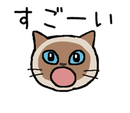 Kitten of Siam "Myasuke" sticker #6735901