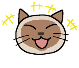 Kitten of Siam "Myasuke" sticker #6735920