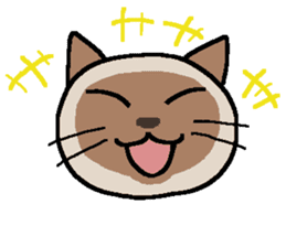 Kitten of Siam "Myasuke" sticker #6735920