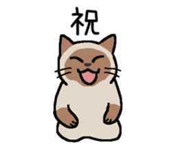 Kitten of Siam "Myasuke" sticker #6735924