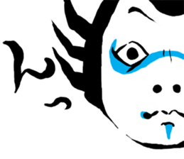 kumadori-san sticker #6736022